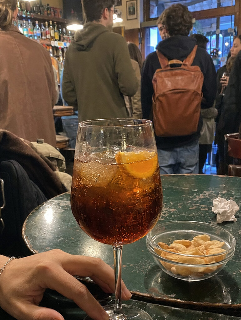 cynar Spritz in Venice